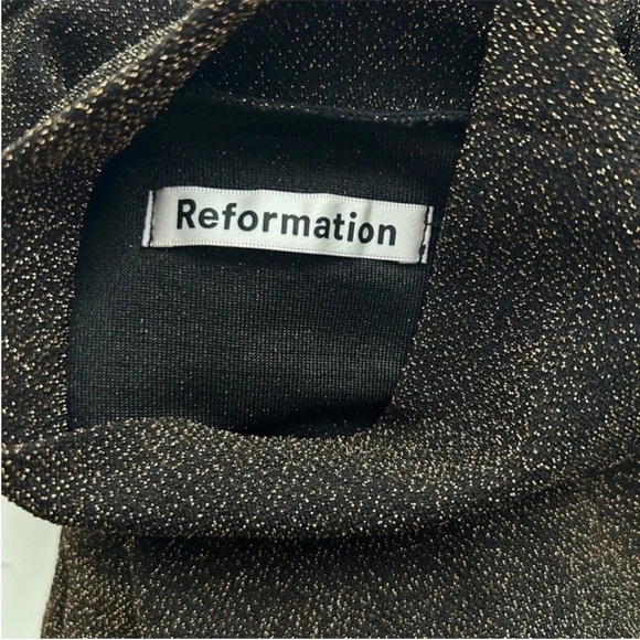 Reformation Paprika Long Sleeve Asymmetric Mini Dress - Picture 5 of 8